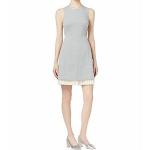 Maison Jules Gray and White Dress